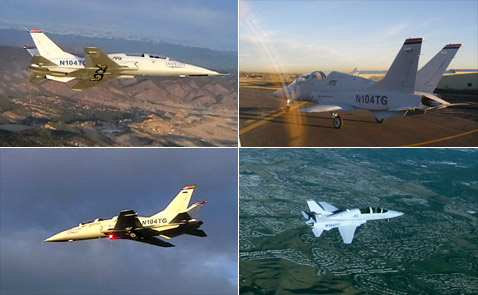…Первые "бизнесмены" для Mk-10 (это, естественно, испытатели) (фотографии Aviation Technology Group).